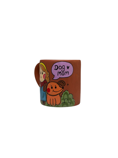 Dog Mom Mug, terracotta mug by Happy Earth Studio, view 4