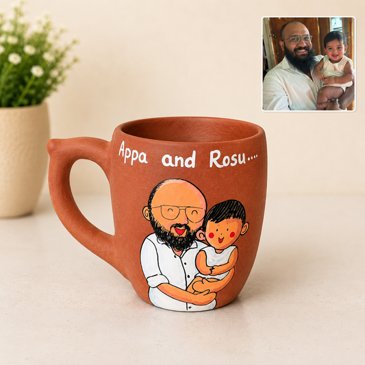 Personalised mug for father and child