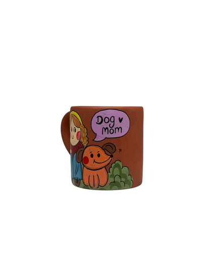 Dog Mom Mug, terracotta mug by Happy Earth Studio, view 2