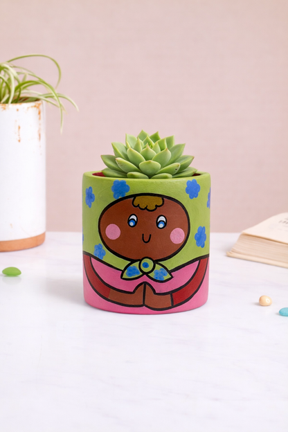 Character planterpot set of 6