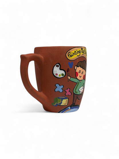 Artist Mugs, terracotta mug by Happy Earth Studio, view 2