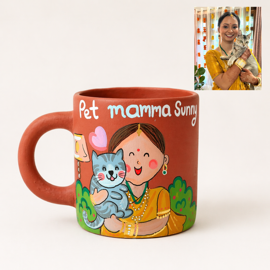 Photo Personalised Pipe Mug For Pet Parents