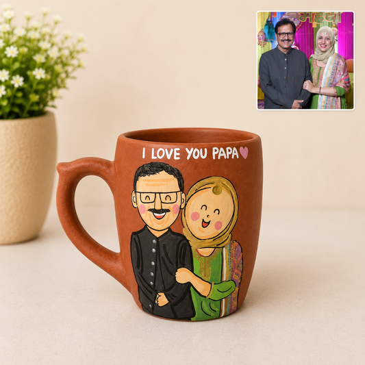 Personalised mug for father and daughter