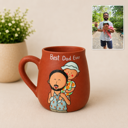Personalised mug for father and baby