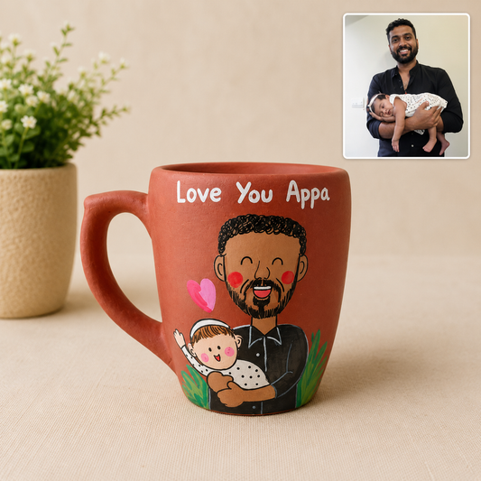 Personalised mug for father and child